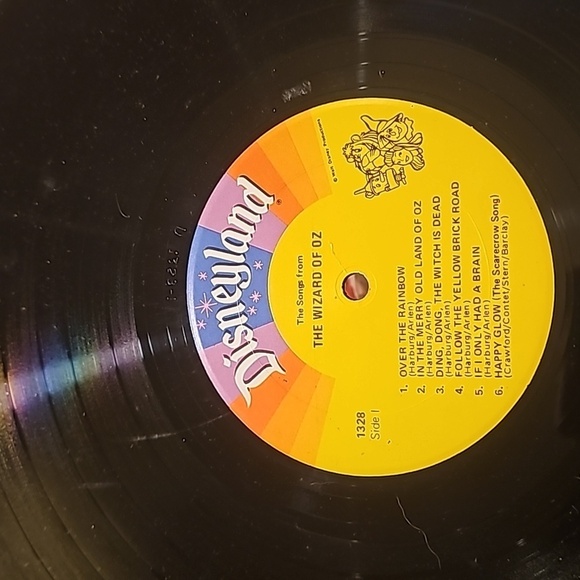 Disneyland Records--The Songs from The Wizard of Oz LP Vinyl 1969 Vintage - Picture 8 of 9